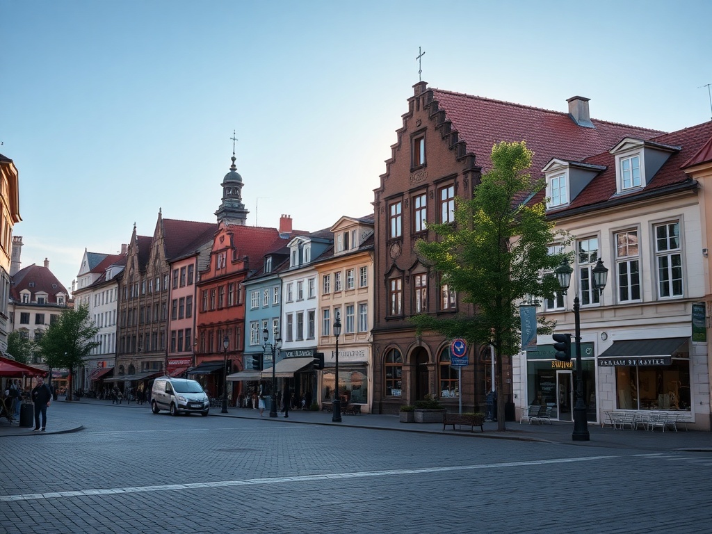 Mapa pokazująca infrastrukturę i usługi w Sokołowie Podlaskim, z naciskiem na kluczowe punkty usługowe.